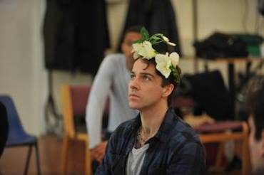 Jonjo O’Neill in rehearsals for Richard III 