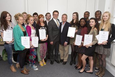 Mark Rubinstein, Lee Menzies & Bursary winners